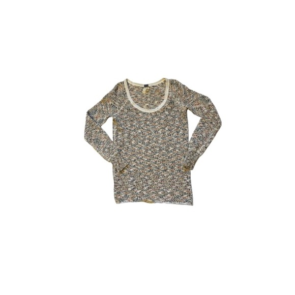 Free People Multicoloured Knit Sweater - Women’s Size Small - Picture 1 of 6